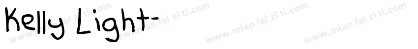 Kelly Light字体转换